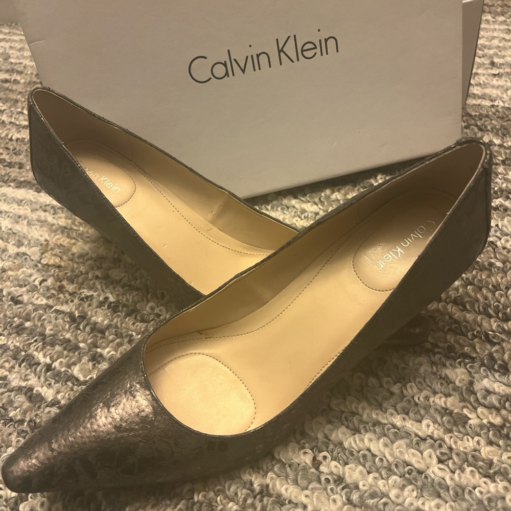 Calvin Klein Women's Metallic Heels